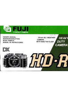 Fujifilm HD-R manual. Camera Instructions.